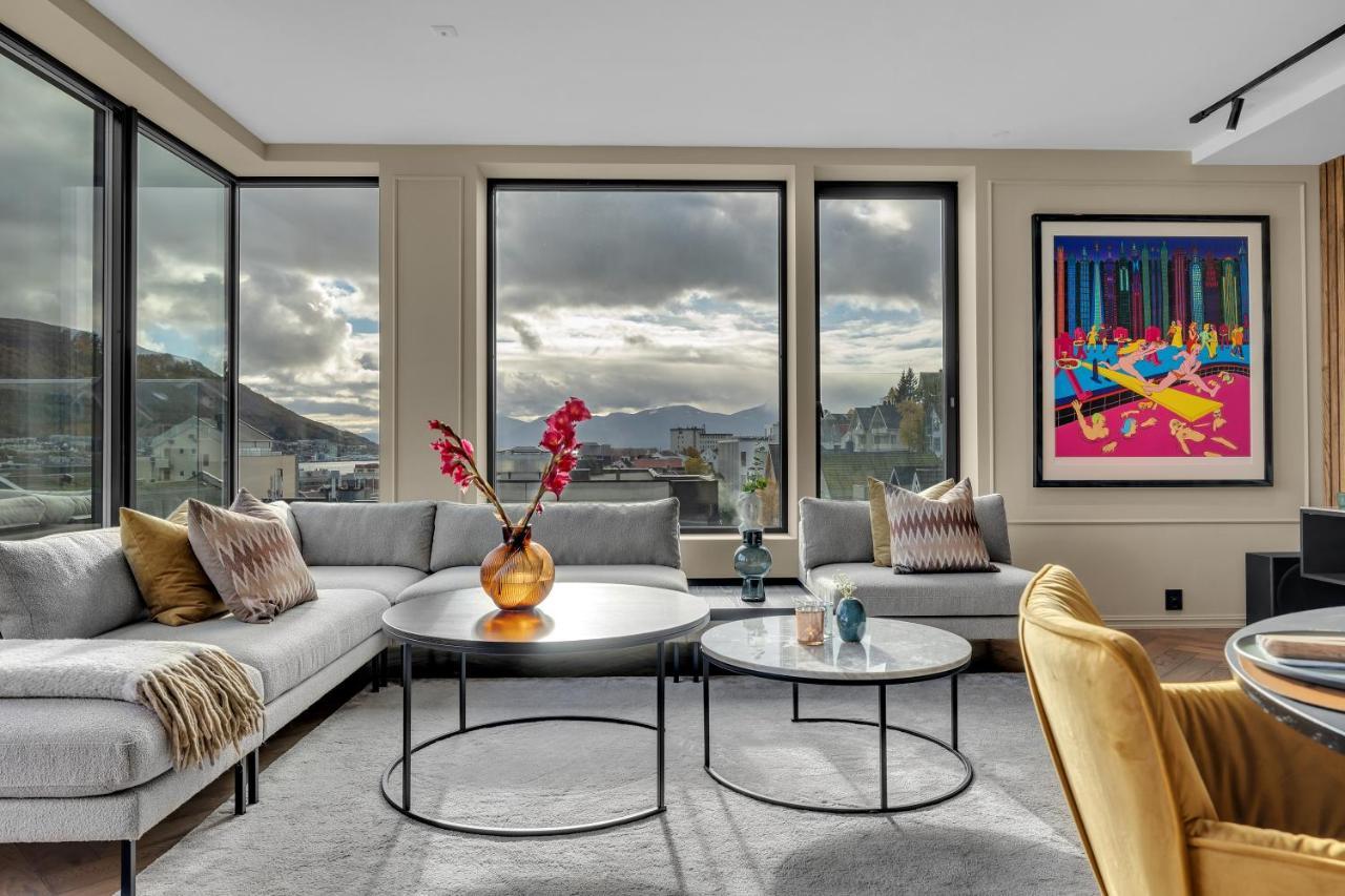 Penthouse In Downtown Tromso New Lägenhet Exteriör bild